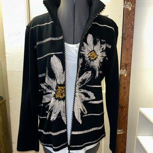 sunflower zip sweater